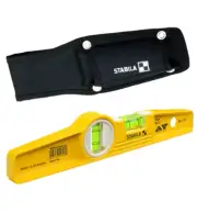 Genuine STABILA 81SM Magnetic Level + Scaffolders Holster 10inch 250mm
