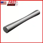 Professional Cocktail Mixer Muddler Steel Ice Breaking Stick for Home Bar Supply