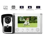 7inch Wired Waterproof Video Intercom Doorbell IR Camera Monitor Door Phone 2BD