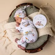 Snuggle Hunny Farm Organic Growsuit