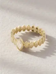 [Sydney Evan] Sydney Evan - Eye 14-karat Gold Diamond Ring - 7 7 Gold