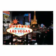 Viva Las Vegas Backdrop, Party Decor, 3 Pieces