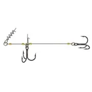 10pc Exquisite Fishing Hooks Swivel Pin Barbed Hook Spring Snap Ring S/M Sea Ice