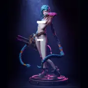 1/8 1/6 1/4 Jinx 3D print figure Model Kit Unpainted Unassembled GK