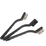 3/6Pcs Steel Brush Set Small Cleaning Brushes Wire Rust Sparks Wheels Scrub y