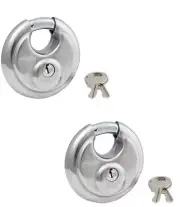 Master Lock 40KAD-0501 2-3/4" Keyed Alike Shielded Padlock - Pack of 2