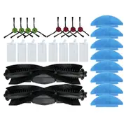 26PCS Accessories Kit for 7490 / 7290 Eternal X-Treme Robot Vacuums Main Side Brush Hepa Filter Mop Pad