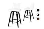 ALFORDSON 2x /4x Bar Stools Swivel Mid-back Seat