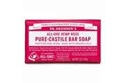 Dr. Bronner's Pure-Castile Rose Bar Soap 140g