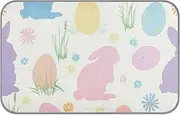 Eatser Pastel Silhouette Rabbits Summer Dog Cooling Blankets for Large Self Cooling Blankets for Indoor Cats for cat Cats Indoor Comfy Camas frias para Perros M