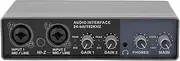 Live Sound Card Audio Mixer, 24BIT 192KHZ 3-60dB DSP Reverb 48V Phantom Power OTG Professional Live Recording Sound Card, for Live Streaming Recording KTV Stage