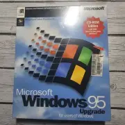 Vintage Microsoft Windows 95 Upgrade Edition Complete in Box Y2K Sealed CD Rom