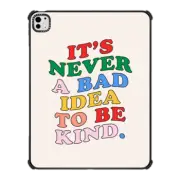 iPad Pro 13-inch (M4) iPad Impact Case Be Kind iPad Case by Quotes by Christie