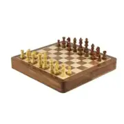 Handmade Rosewood Wooden Chess Set with 10 Inch Board Hand Carved Chess Pieces