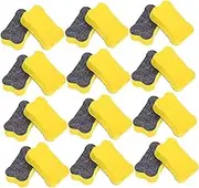 WEKAMOS 24pcs Boys and Girls Whiteboard Erasers Eva Felt Portable Board Cleaners for School and Home No Magnetic Backing for Classroom and Office Use