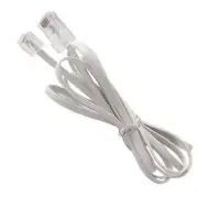 Art&Beauty 2 Pack Telephone RJ11 6P4C to RJ45 8P8C Connector Plug Cable for Land