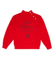 [The Animals Observatory] The Animals Observatory Raven cotton sweater Y 12 red