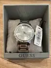 Guess U0779L1 Women’s Silver Watch BNWT