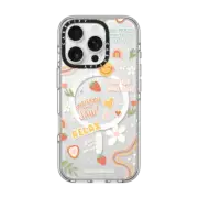 iPhone 16 Pro Clear Case MagSafe Compatible Positive Affirmations