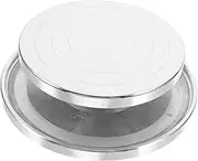 HAWILLOSCH Aluminum Alloy Turntable for Pottery Double-Sided Ceramic Sculpture Tool Rotating Workbench