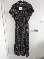 BNWT Atmos&HereFaithe Tie Midi Dress SIZE 10 RRP: $79.99