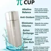 Alkaline Water Cup 4 PH Balance Burn Fat Clear Drunk Longrich Energy Pi Cup "New