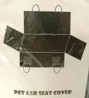 Giomoc Dog Car Seat Cover for Back Seat, Waterproof Seat Protector
