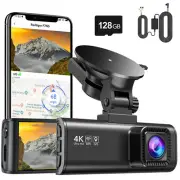 REDTIGER for Cars 4K Front Dash Cam Single Dash Camera WiFi GPS Parking Mode