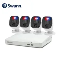 在飛比找momo購物網優惠-【Swann】8路DVR+4*4K AOC監控組