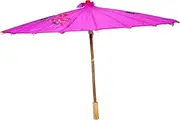 CIMAXIC Dancing Umbrella Silk Oilpaper Prop Large Diameter Classical Flower Umbrella for Stage Decor