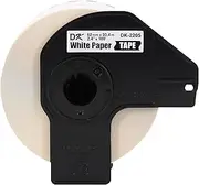 Brother Genuine, DK-220524PK Continuous Paper Label Roll, Cut-to-Length Label, 2.4” x 100 Feet, (24) Rolls Per Box