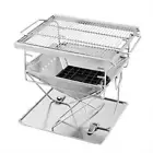 Grillz Camping Fire Pit BBQ Portable Outdoor Pits