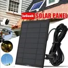 ieGeek 3W 6V Solar Panel for Outdoor Wireless Security Camera CCTV TYPE-C Port