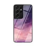 Drop Resistant Pattern Hybrid Case for Samsung Galaxy S21 Ultra 5G Sky