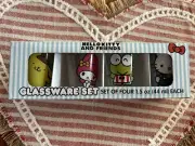 Hello Kitty And Friends Glassware Set Shot Glasses - NEW