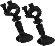 Sosoport 2Sets Mic Clip Holder for Stand Microphone Durable Microphone Clamp for Handheld Microphones for Live Streaming Recording and Public Speaking