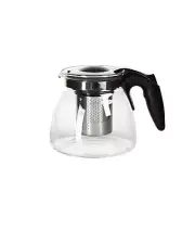 Glass Teapot with Stainless Steel Infuser & Lid