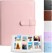 Pink Polaroid Photo Album 128 Pockets for Instax Mini 7S 8 9 11 Snap Instant Cam