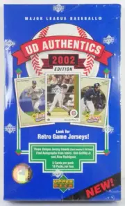 2002 Upper Deck Authentics Baseball Hobby Box