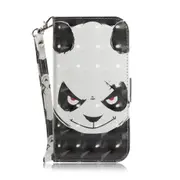 3D Colored Drawing Angry Bear Pattern Horizontal Flip Leather Case for Huawei P Smart Z / Y9 Prime 2019 , with Holder & Card Slots & Wallet