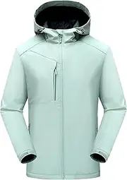 [JEShifangjiusu] Men's Lightweight Waterproof Jacket Outdoor Adventure Sport Coats Ski Snow Sportswear, Green, S