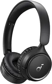 Soundcore H30i Wireless On-Ear Headphones, Foldable Design, Pure Bass, 70H Playtime, Bluetooth 5.3, Lightweight and Comfortable, App Connectivity, Multipoint Connection (Black)