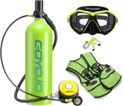 GOYOJO 0.5L Mini Scuba Tank Diving Equipment Underwater Breath Device Cylinder O