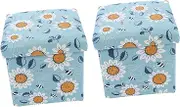 Simple Stool Box Pcs Folding Storage Holder Storage for Boys and Girls Room Bedroom Nursery