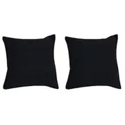 2PK Jason Commercial Parker Premium Cushion Filled 44x44cm Blue/Black 340GSM