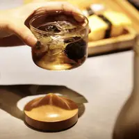 在飛比找蝦皮購物優惠-Uchii Yama 玻璃餐具酒杯天然木杯墊杯子玻璃餐墊木製