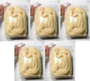 HR021-500-FS MOREZMORE YELLOW FLESH 500g Merino Wool Roving Needle Felting