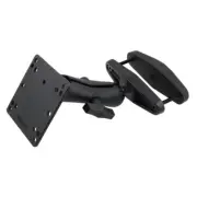 RAM Square Post 1.5" Ball Mount w/ 100x100mm VESA Plate, For Posts up to 5" Wide