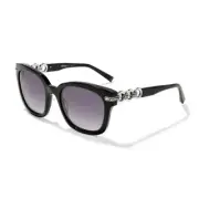 NWTag Brighton PRETTY TOUGH STUD TRIO Black Square Sunglasses UVA UVB MSRP $138