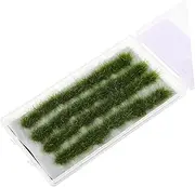 ibasenice Long Strip Simulation Grass for House Plants DIY Sand Table Micro Landscape Decoration for Fairy Gardens Terrariums and Themes High Temperature Resistant and Reusable